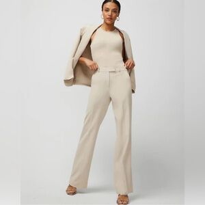 White House Black Market Luna wide leg pants